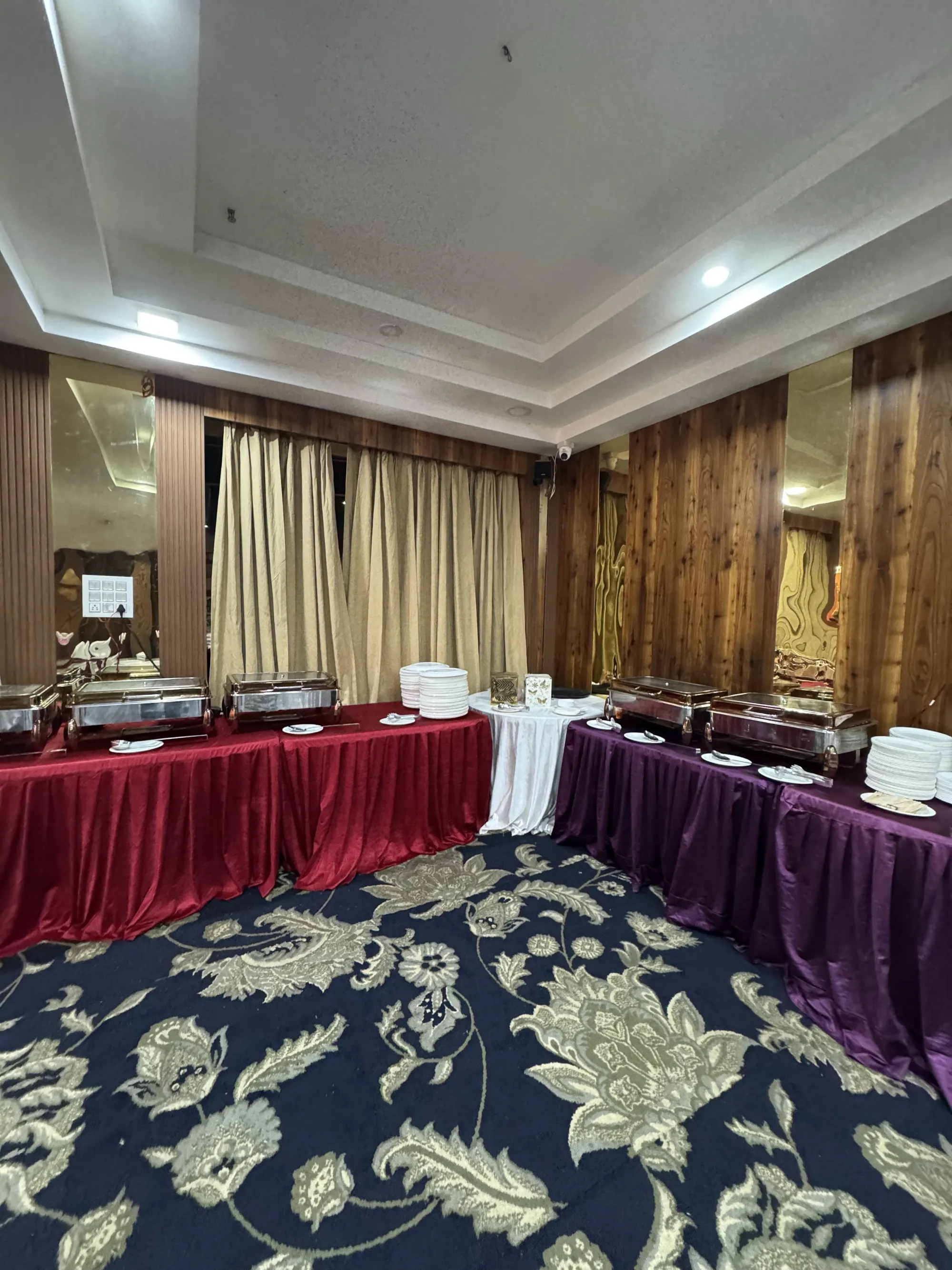 Banquet Hall Event Setup